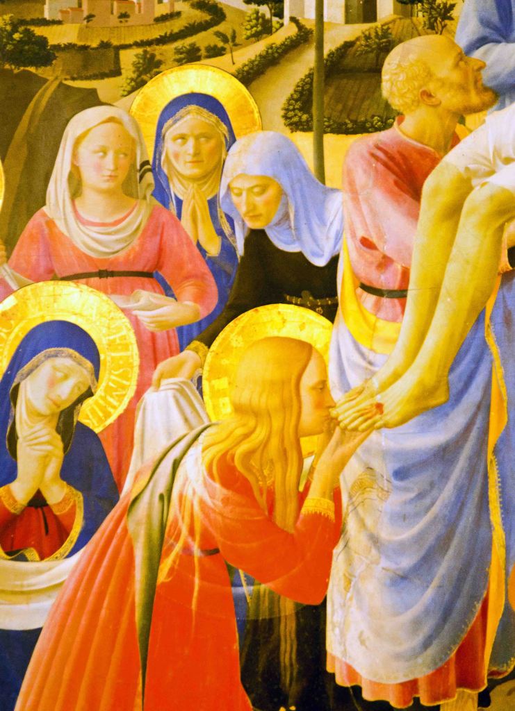 Fra Angelico, Descent from the Cross, detail 