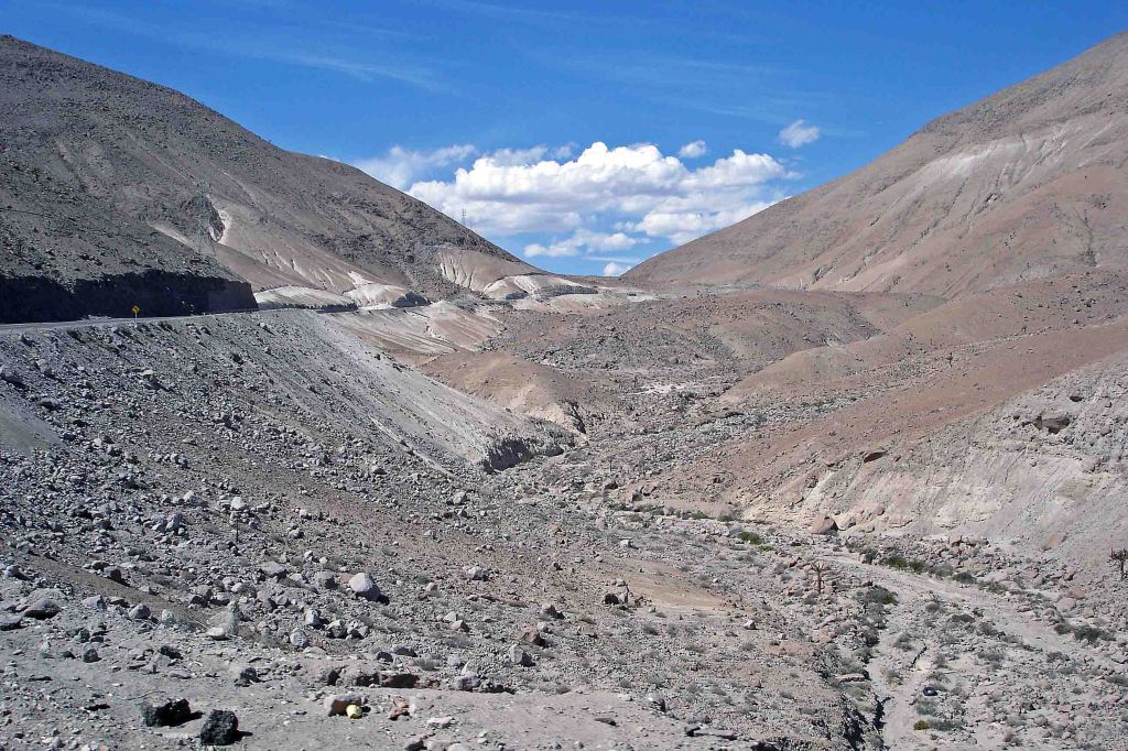 Desert landscape of northern Chile (Chile Norte)