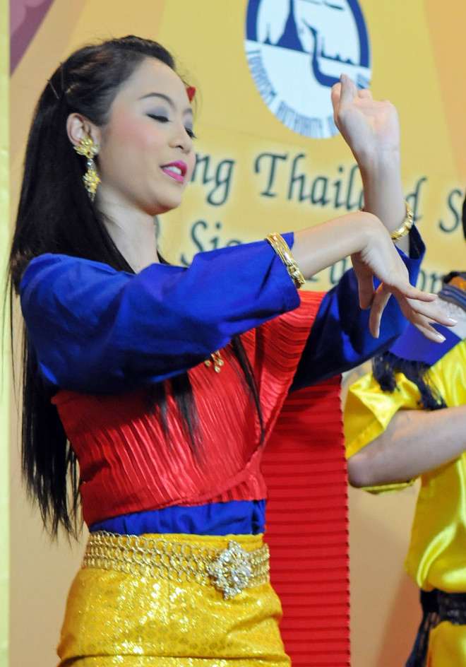 Hand movements on Thai dance