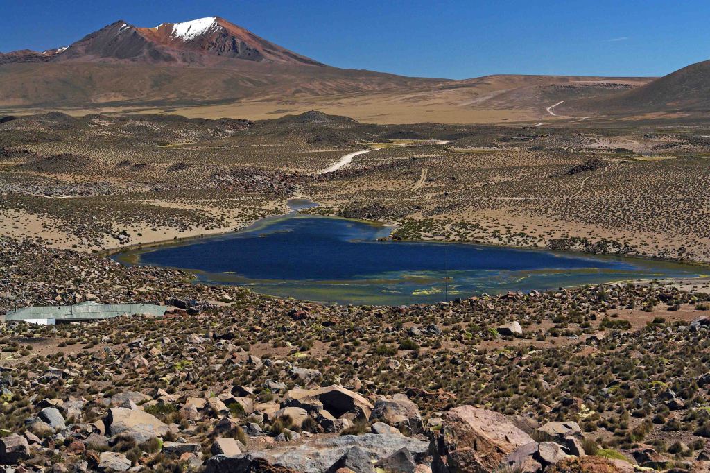 Lauca National Park with lake