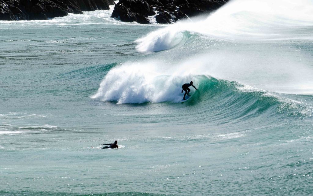  Surfing at Esterio beach