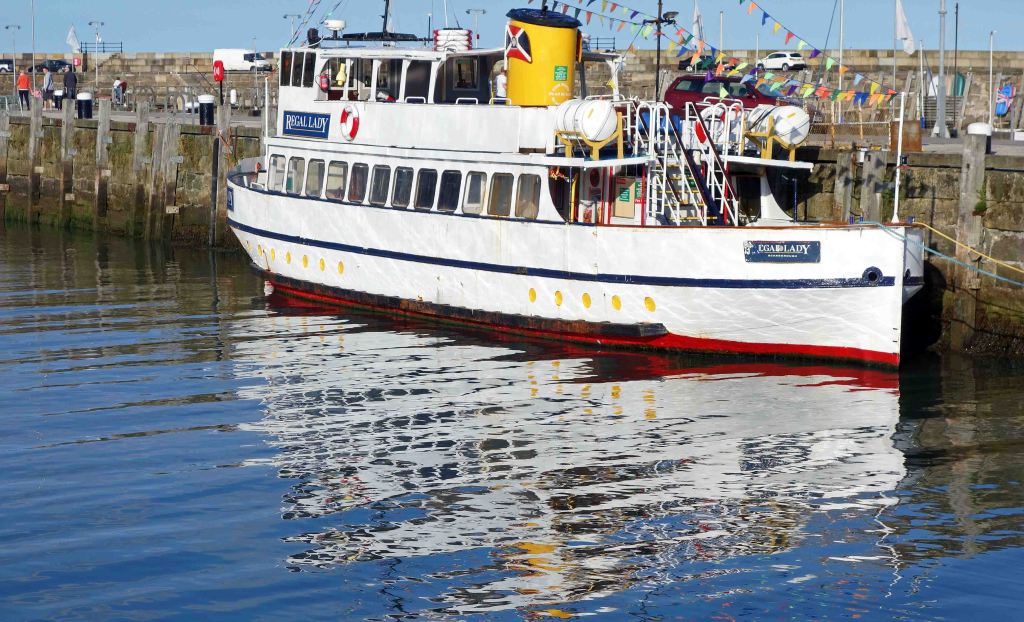 Regal Lady - ship with a nicely broken up reflection