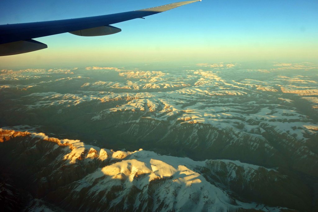 Somewhere over Afghanistan